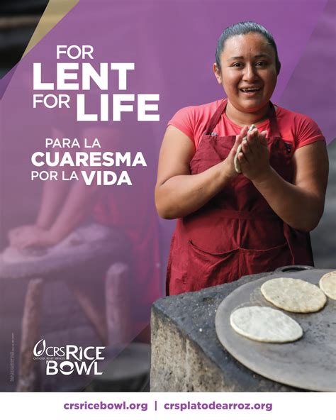 Catholic Relief Services Support The Rice Bowl Program During Lent