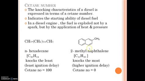 Cetane Number Youtube