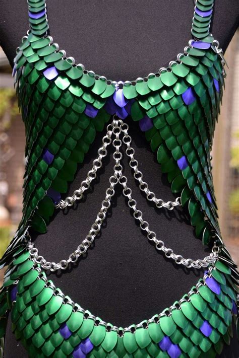 My Poison Ivy Costume All Handmade Scalemail And Chainmail Made By Ivy S Scale Mail My