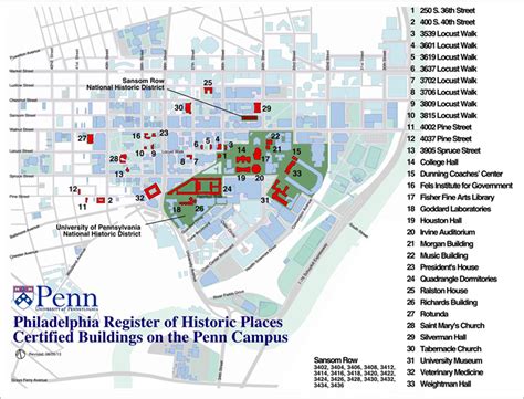 UPenn Campus Map