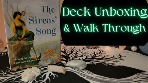 NEW RELEASE The SIRENS SONG Lenormand Kipper Deck Unboxing Walk