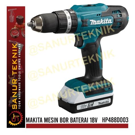 Jual Makita Hp D Hp D Cordless Driver Drill Bor Baterai