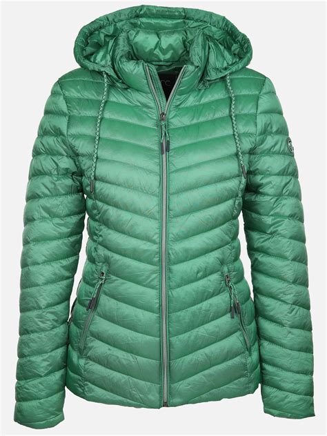 Damen Steppjacke Mit Abnehmbarer Kapuze IRISHGREEN 42 890026