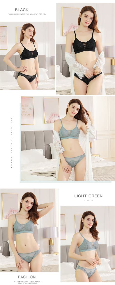 China Gm Factory Price Underwear Set Beautiful Hot Sexy Bra Lingerie Suite China Wholesale