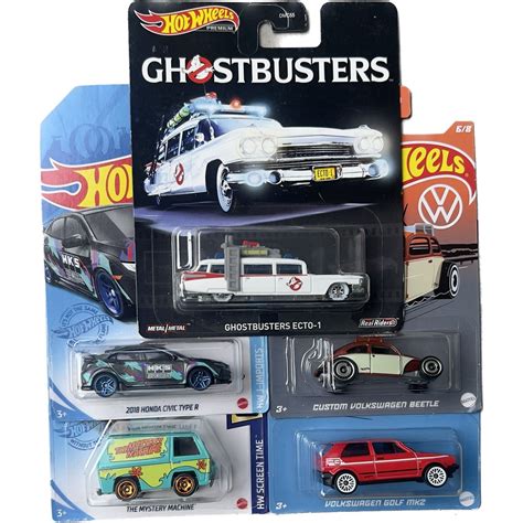 Especiais Carrinho Hot Wheels Carros Escolha Sua Miniatura Scooby Doo Mystery Machine Corvette