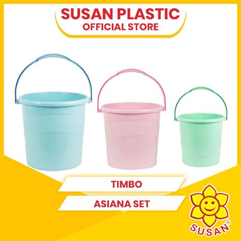 Jual Susan Pcs Timbo Asiana Set Timbo Plastik Ember Air Timba