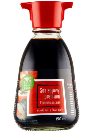 Sos sojowy premium o obniżonej zawartości soli 150ml House of Asia