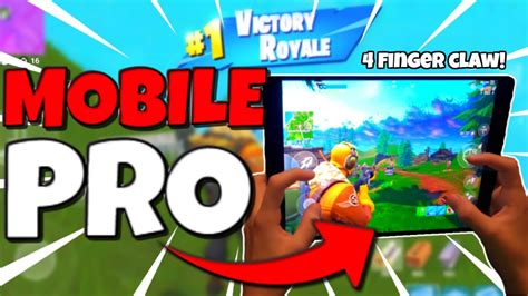 🔴fortnite Mobile Pro On Ipad 4 Finger Claw With Handcam Ipad Pro