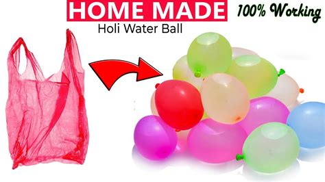 How To Make Holi Water Balloons At Home How To Make Holi Balloons At