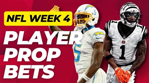 NFL WEEK 4 PROPS Top 5 NFL Player Prop Bets For Week 4 Sunday