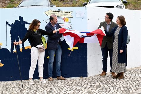 Mural Dedicado Ao Caminho De Santiago Foi Inaugurado Em Santiago Do