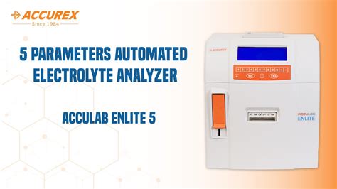 Acculab Enlite Automated Electrolyte Analyzer Laboratory Instrument