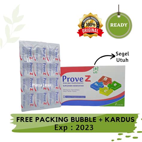 Jual PROVE Z Box Suplemen Zinc Dan Multivitamin Suplemen Zink