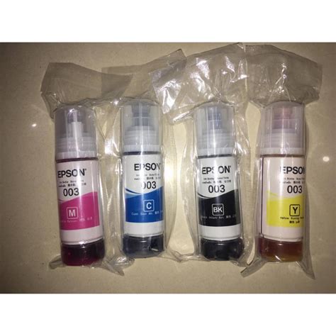 100 Original Epson 003 Ink Refill Ink 003 Bote Ng Epson Inks L3210l1110l1210l3110l3120