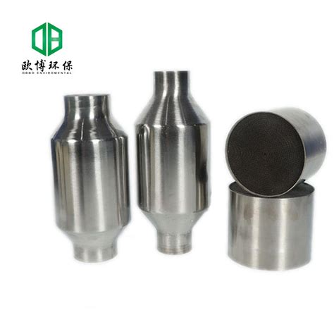 Pt Pd Rh Universal Catalytic Converters Ceramic Honeycomb Catalyst Substrate Euro3 Euro4 Euro5