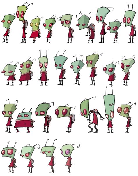 Invader Zim Character Sheet