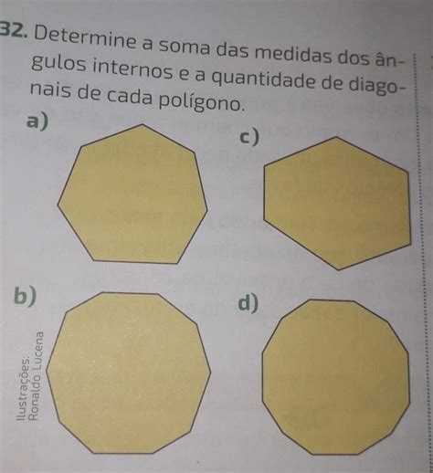 Determine A Soma Das Medidas Dos Ngulos Internos E A Quantidade De