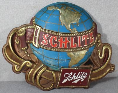 Schlitz Beer Sign Globe For Sale Ebay