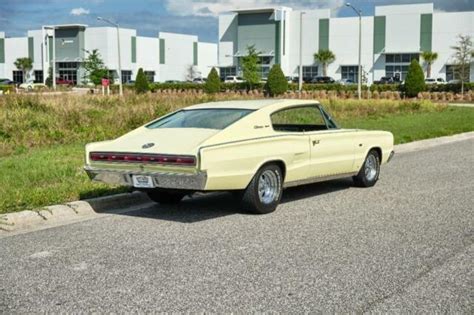 1967 Dodge Charger 440 Fastback Yellow For Sale