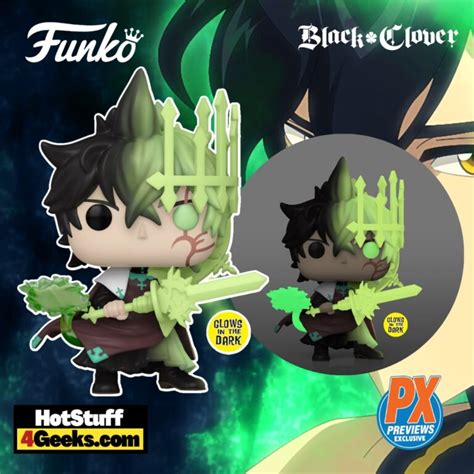 New Black Clover Yuno Spirit Of Zephyr Glow Funko Pop