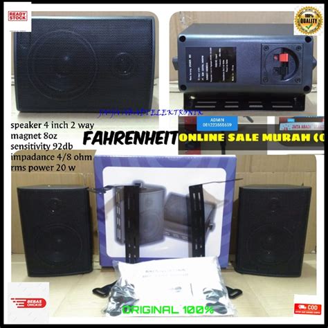 Jual Original Speaker Gantung Portable Bonus Gantungan Speker Tembok