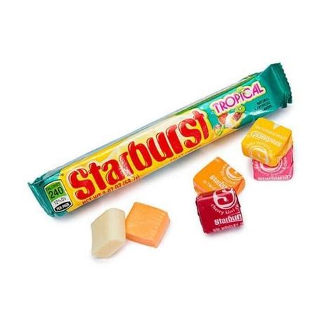 Starburst Star Burst Tropical Fruit Chews Chewy Candy Gluten Free 587