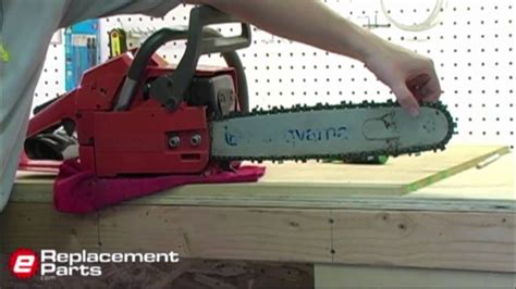 How To Tension A Chainsaw Chain Youtube