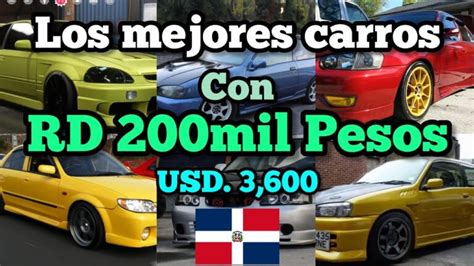 Los mejores carros por 150 mil pesos en República Dominicana