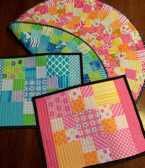 Happy Quilting Charm Pack Placemats