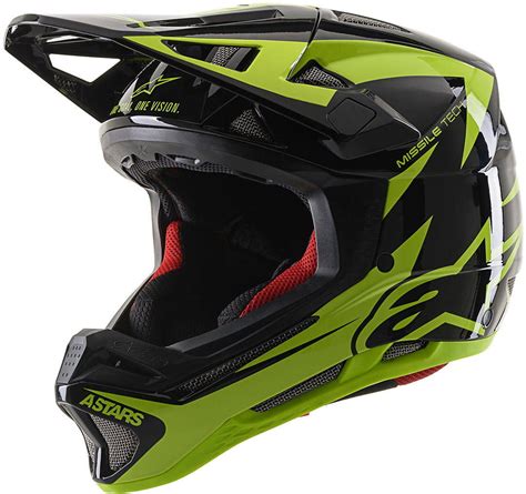 Kask Rowerowy Alpinestars Missile Tech Airlift Fullface Ff Dh Black