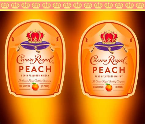 Crown Royal Peach Whisky 20oz Skinny Straight Tumbler Etsy