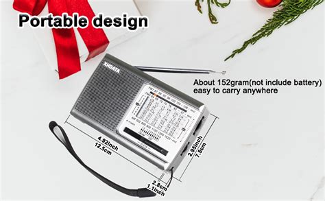 Amazon.com: XHDATA D219 Portable AM FM Shortwave Radio Battery Operated ...