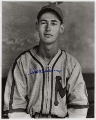 Ted Williams Signed Photograph Rr Auction