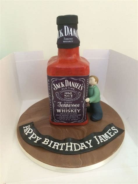 Jack Daniels Bottle Cake