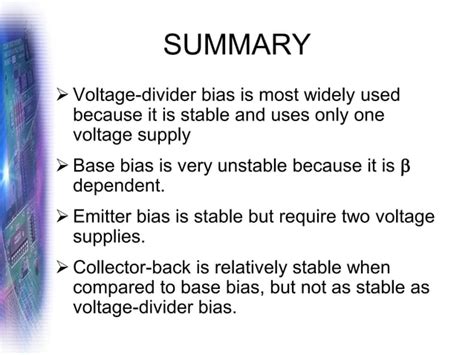 Dc Biasing Bipolar Junction Transistors Bjts Ppt