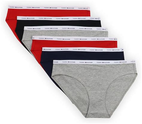 Tommy Hilfiger Women S Underwear Basics Cotton Bikini Panties Pack At Amazon Womens Clothing