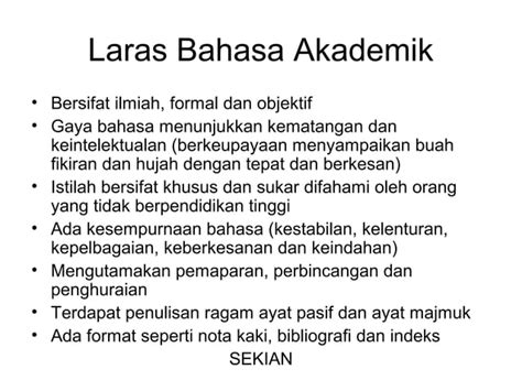 Laras Bahasa Dalam Bahasa Melayu Ppt