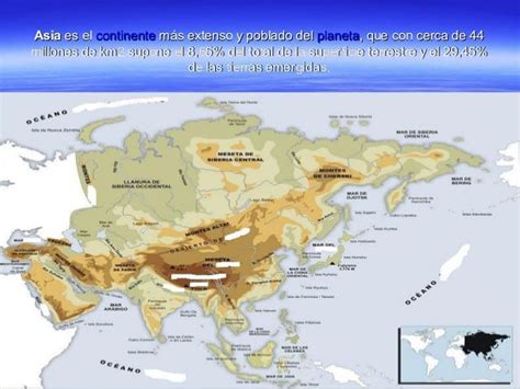 Tema 3 1ºeso El Relieve De Asia Y Oceania Curso 20152016