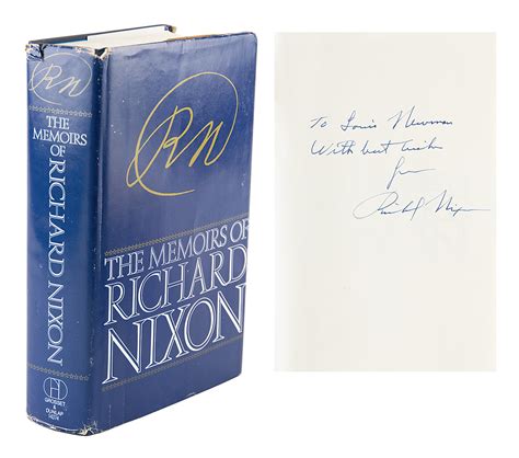 Richard Nixon Signed Book Rr Auction