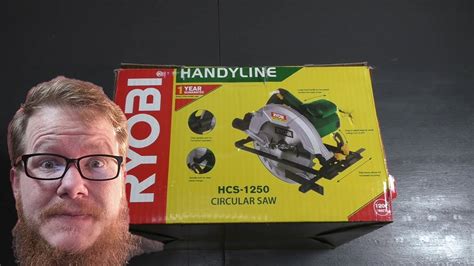 Unboxing Ryobi Handyline Circular Saw Hcs Youtube