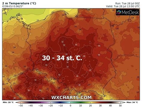 Pogoda na wtorek 28 lipca 2020 Upał a po nim silne burze z gradem