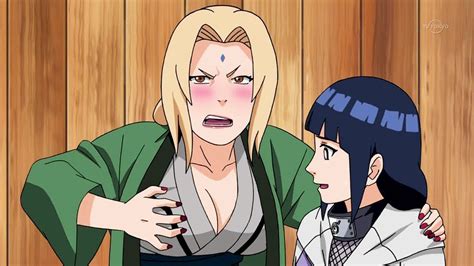 Tsunade Muestra Sus Enormes Pechos Frente A Hinata Naruto Shippuden