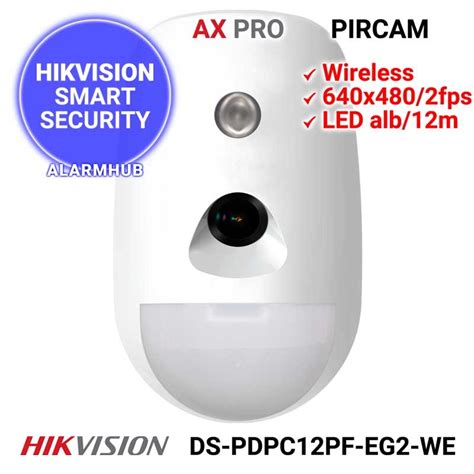 Cumpara Detector PIRCAM HIKVISION DS PDPC12PF EG2 WE Color Wireless