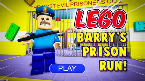 New Lego Mod Barrys Prison Run 🤣💀 Roblox First Person Obby Escape