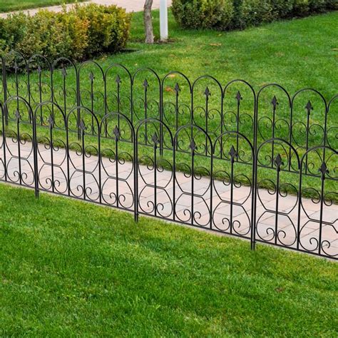 Morinome 5 Piece Outdoor Metal Fence Decorative Garden Panel Wayfair