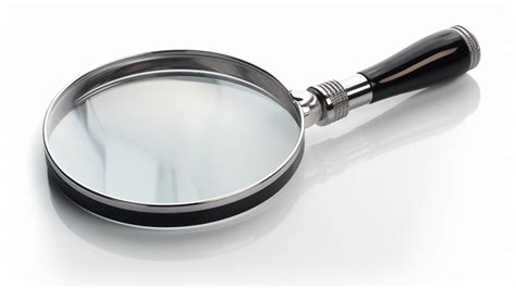 Magnifying Glass On A White Background 3d Illustration Of A Magnifying