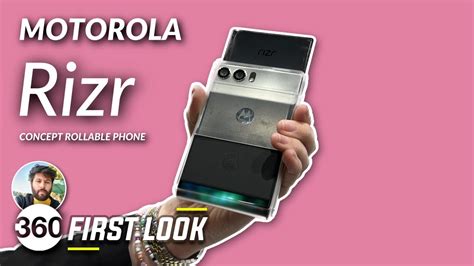 Mwc 2023 Hands On With The Motorola Rizr Rollable Concept Phone Youtube