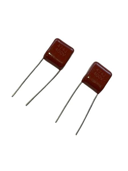 СВВ22 0,47мкФ (474J)-400В Р10 пленочный конденсатор, 5шт - купить с ...