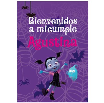 Afiche Cartel Vampirina Personalizado Partyplace