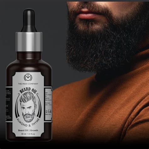 The Man Company Beard Oil For Growing Beard Faster With Almond And Thyme